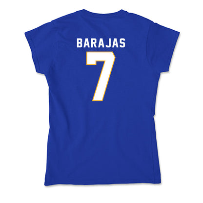 SJSU - NCAA Men's Soccer : Jarette Barajas - Soft Style Women’s T-Shirt-1