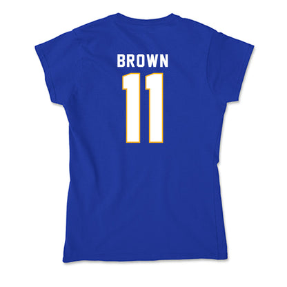 SJSU - NCAA Women's Soccer : Keely Brown - Soft Style Women’s T-Shirt-1
