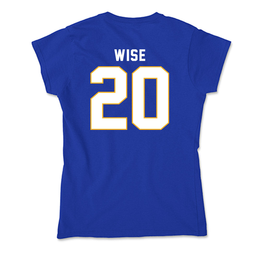 SJSU - NCAA Men's Basketball : Christian Wise - Soft Style Women’s T-Shirt-1