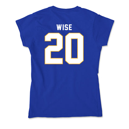 SJSU - NCAA Men's Basketball : Christian Wise - Soft Style Women’s T-Shirt-1