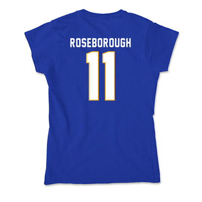 SJSU - NCAA Men's Basketball : Ben Roseborough - Soft Style Women’s T-Shirt-1