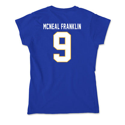 SJSU - NCAA Football : Noah McNeal Franklin - Soft Style Women’s T-Shirt-1