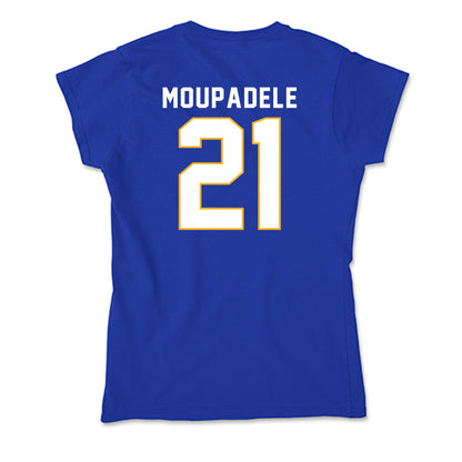 SJSU - NCAA Men's Basketball : Japhet Moupadele - Soft Style Women’s T-Shirt-1