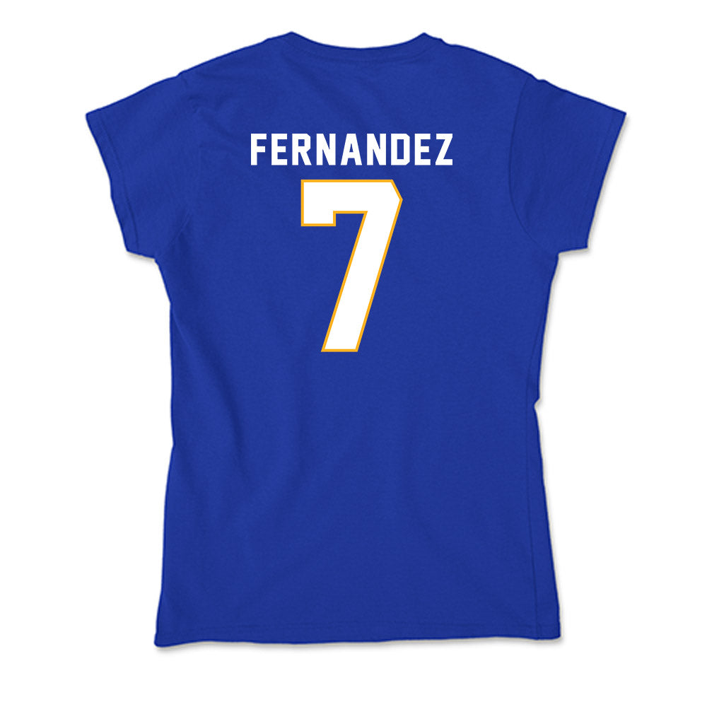 SJSU - NCAA Men's Soccer : Angel Fernandez - Soft Style Women’s T-Shirt-1