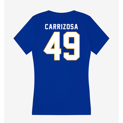SJSU - NCAA Football : Trent Carrizosa - Women's V-Neck T-Shirt-1