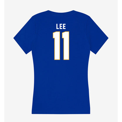 SJSU - NCAA Women's Volleyball : Learden Lee - Women's V-Neck T-Shirt-1
