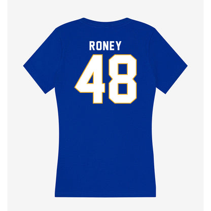 SJSU - NCAA Football : Dejon Roney - Women's V-Neck T-Shirt-1
