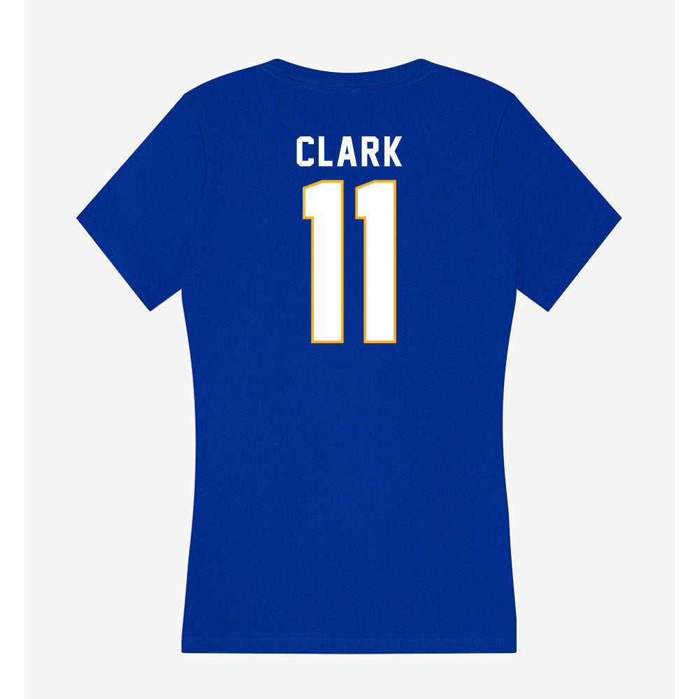 SJSU - NCAA Women's Water Polo : Mackenzy Clark - Women's V-Neck T-Shirt-1
