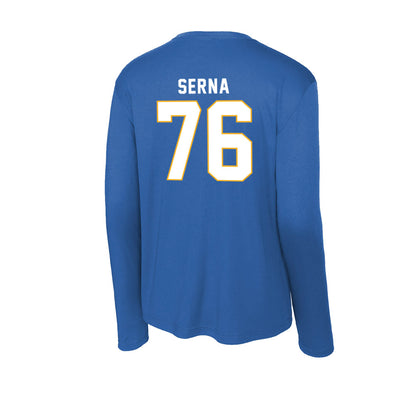 SJSU - NCAA Football : Manuel Serna - Activewear Long Sleeve T-Shirt-1