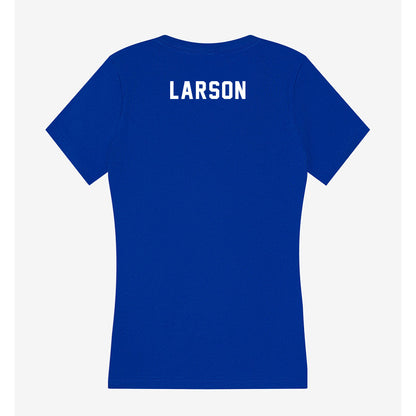 SJSU - NCAA Women's Gymnastics : Kaylee Larson - Women's V-Neck T-Shirt-1