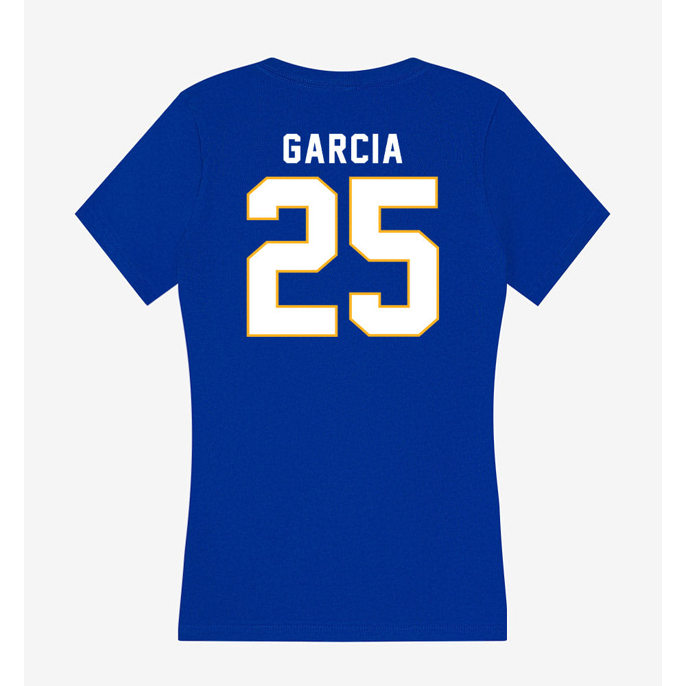 SJSU - NCAA Men's Soccer : Emmanuel Garcia - Women's V-Neck T-Shirt-1