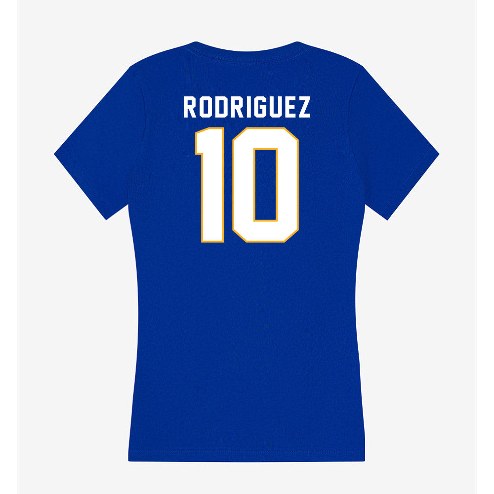 SJSU - NCAA Women's Soccer : Lillyana Rodriguez - Women's V-Neck T-Shirt-1