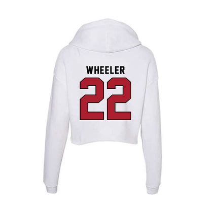 Nicholls State - NCAA Women's Soccer : Alyssa Wheeler - Classic Shersey Women's Crop Fleece Hoodie-1