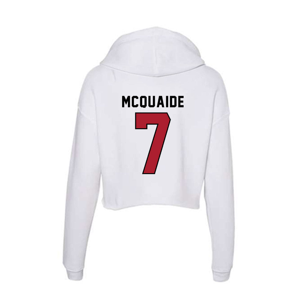 Nicholls State - NCAA Football : Pat McQuaide - Classic Shersey Women's Crop Fleece Hoodie-1