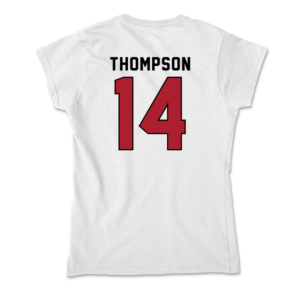 Nicholls State - NCAA Baseball : Caston Thompson - Classic Shersey Soft Style Women’s T-Shirt-1