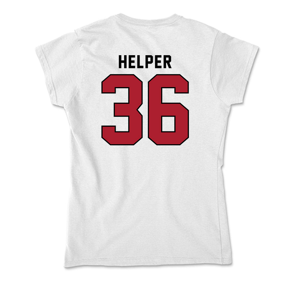 Nicholls State - NCAA Football : Justin Helper - Classic Shersey Soft Style Women’s T-Shirt-1