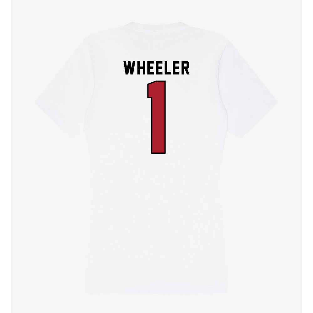 Nicholls State - NCAA Women's Soccer : Kaylin Wheeler - Classic Shersey Women's V-Neck T-Shirt-1