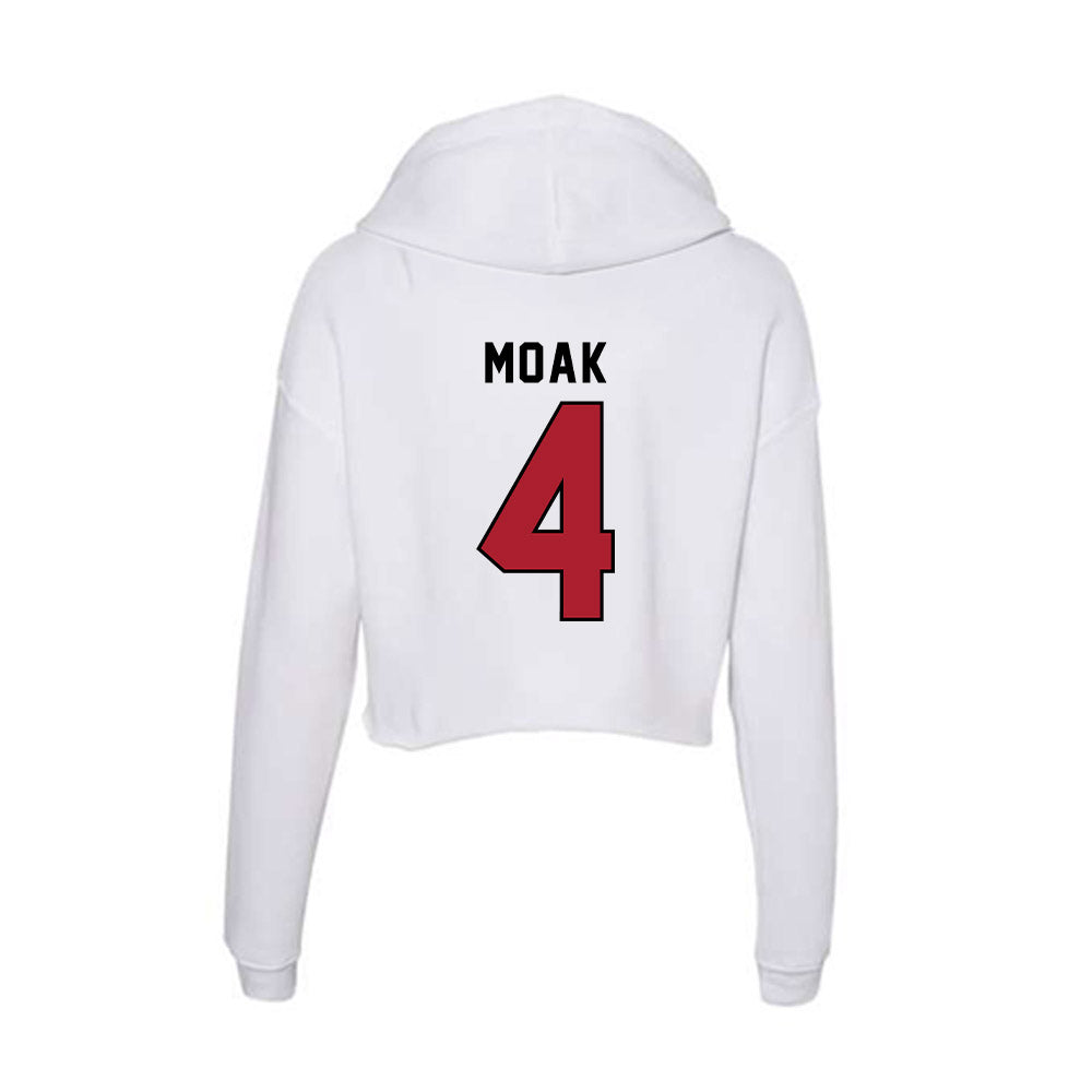 Nicholls State - NCAA Softball : Madison Moak - Classic Shersey Women's Crop Fleece Hoodie-1