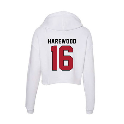 Nicholls State - NCAA Football : Pharrell Harewood - Classic Shersey Women's Crop Fleece Hoodie-1