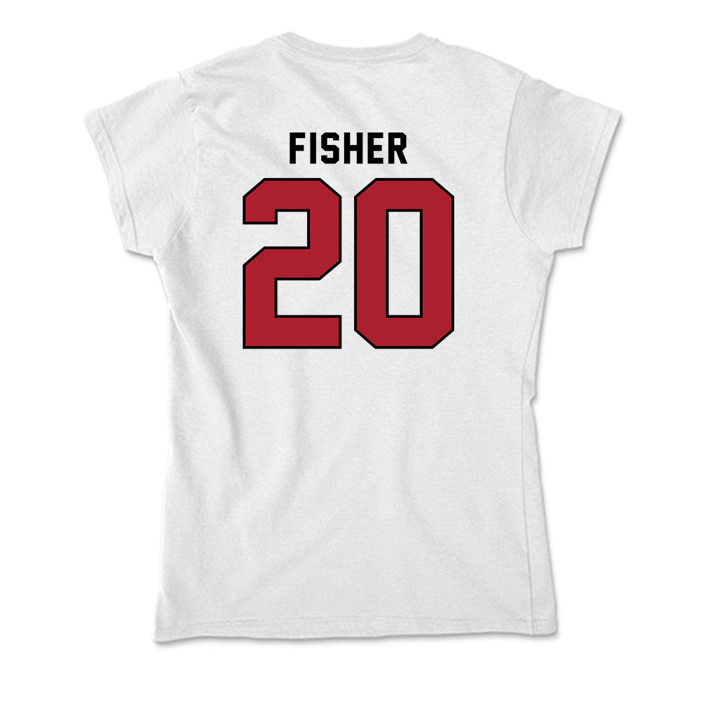 Nicholls State - NCAA Football : Kershawn Fisher - Classic Shersey Soft Style Women’s T-Shirt-1