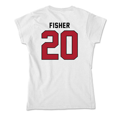 Nicholls State - NCAA Football : Kershawn Fisher - Classic Shersey Soft Style Women’s T-Shirt-1