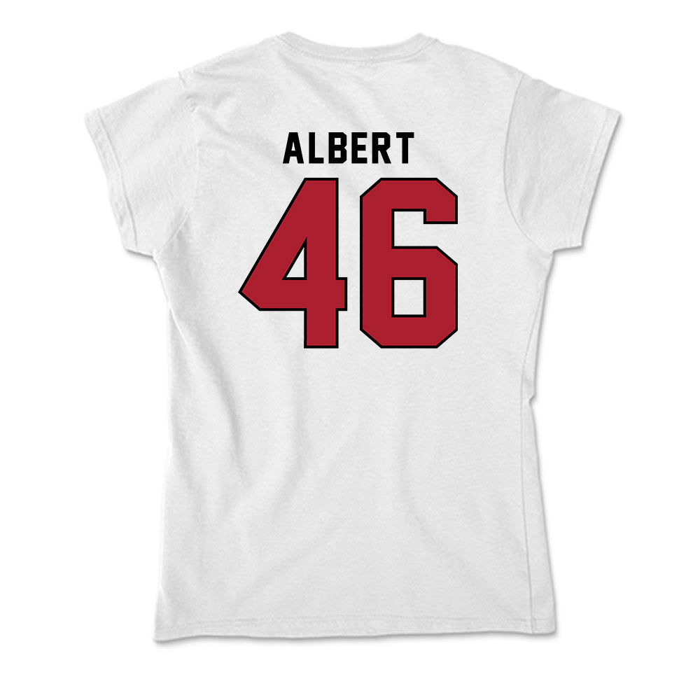 Nicholls State - NCAA Baseball : Sione Albert - Classic Shersey Soft Style Women’s T-Shirt-1