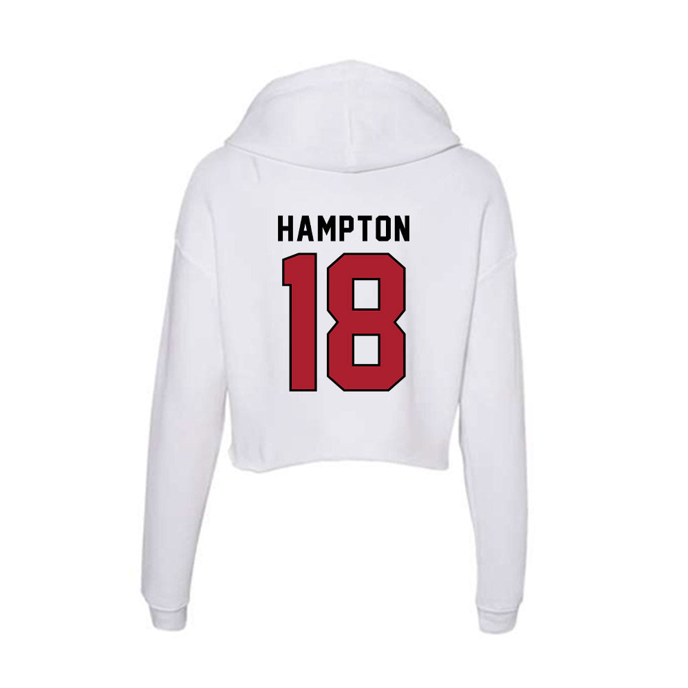 Nicholls State - NCAA Football : Camare Hampton - Classic Shersey Women's Crop Fleece Hoodie-1