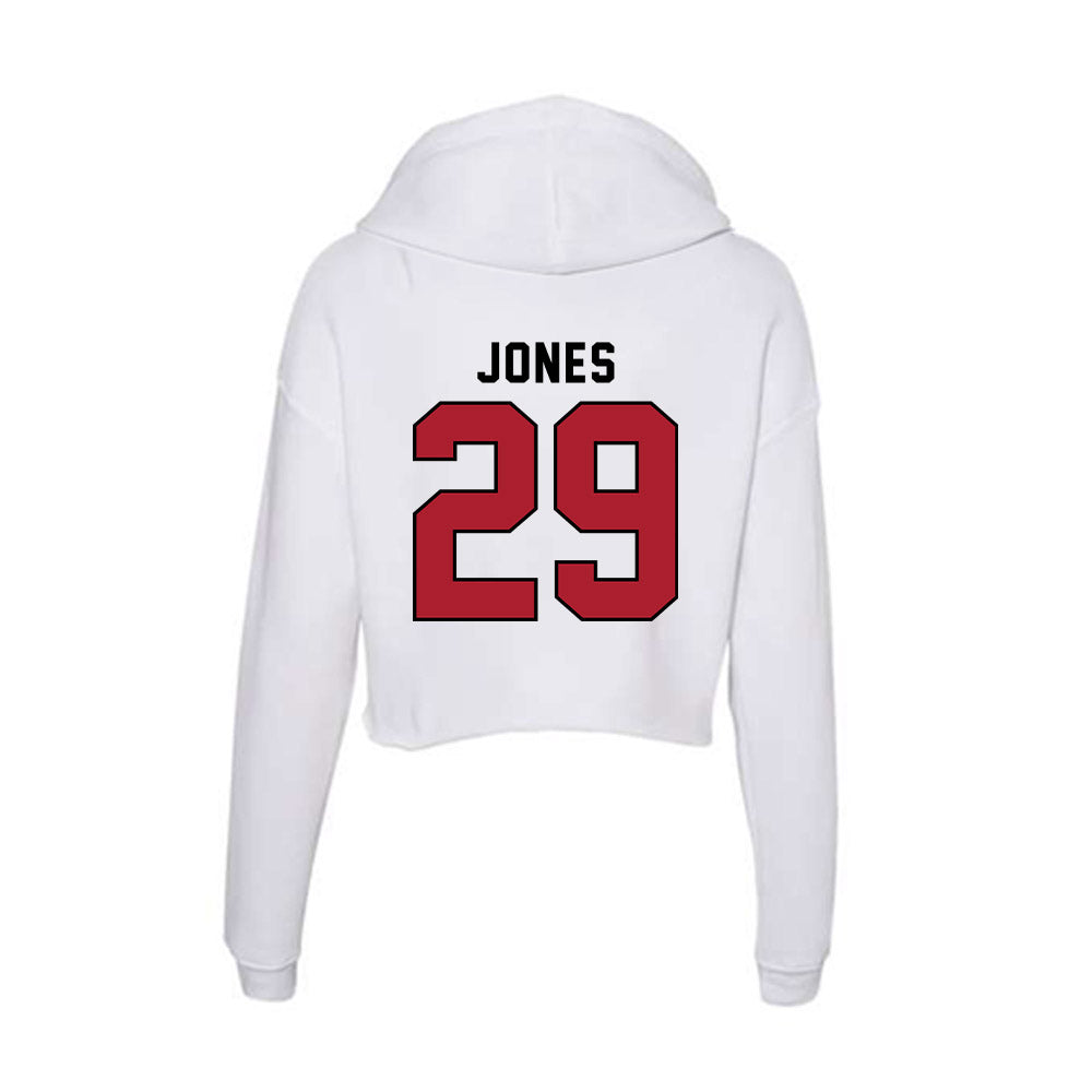 Nicholls State - NCAA Women's Soccer : Allison Jones - Classic Shersey Women's Crop Fleece Hoodie-1