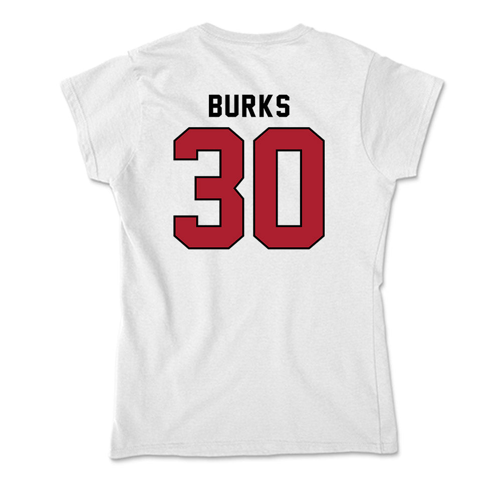 Nicholls State - NCAA Women's Basketball : Emani Burks - Classic Shersey Soft Style Women’s T-Shirt-1