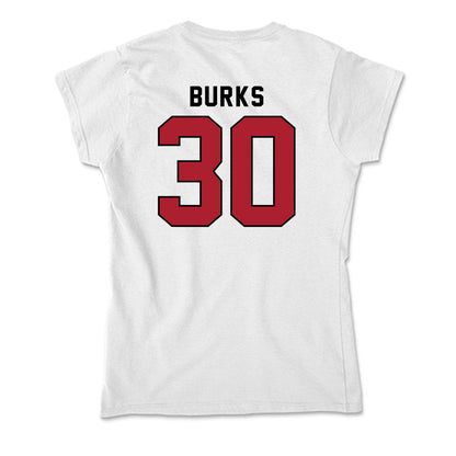 Nicholls State - NCAA Women's Basketball : Emani Burks - Classic Shersey Soft Style Women’s T-Shirt-1