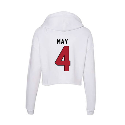 Nicholls State - NCAA Softball : Libby May - Classic Shersey Women's Crop Fleece Hoodie-1