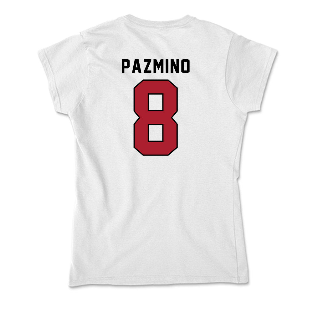 Nicholls State - NCAA Men's Basketball : Kevin Pazmino - Classic Shersey Soft Style Women’s T-Shirt-1