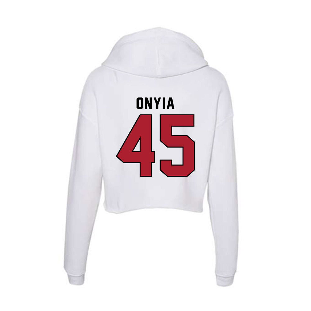 Nicholls State - NCAA Football : Noah Onyia - Classic Shersey Women's Crop Fleece Hoodie-1