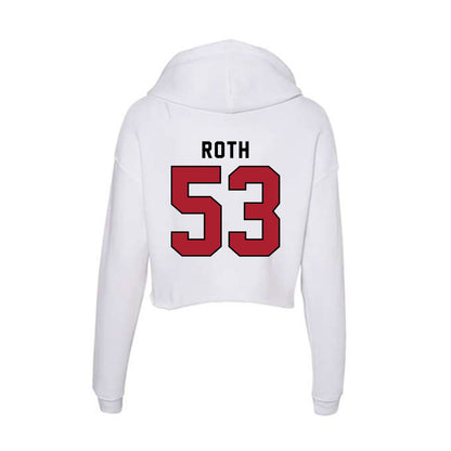Nicholls State - NCAA Football : Craig Roth - Classic Shersey Women's Crop Fleece Hoodie-1