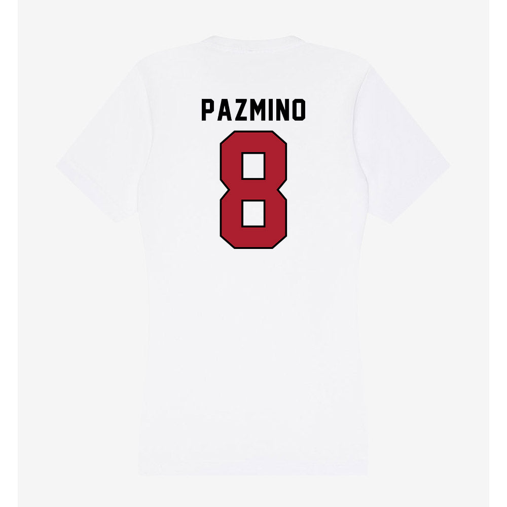 Nicholls State - NCAA Men's Basketball : Kevin Pazmino - Classic Shersey Women's V-Neck T-Shirt-1