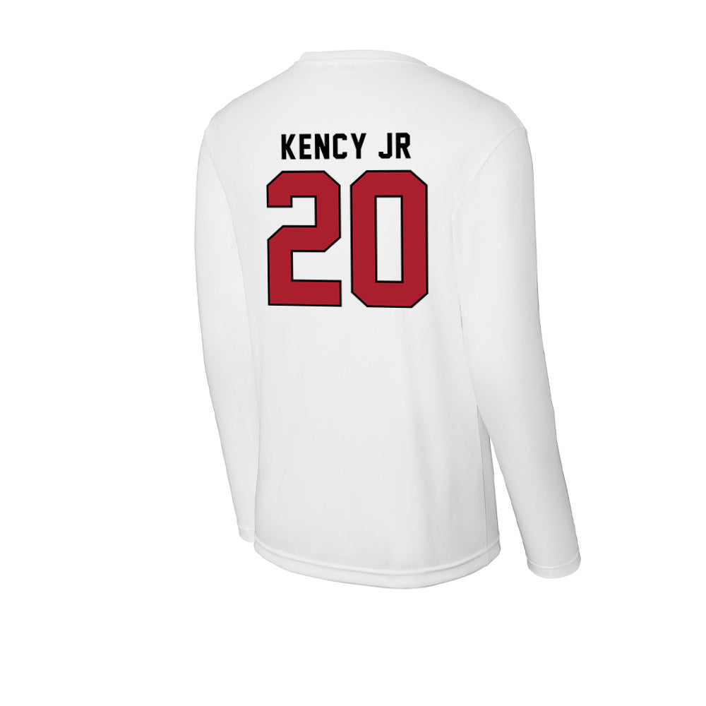 Nicholls State - NCAA Football : David Kency Jr - Classic Shersey Activewear Long Sleeve T-Shirt-1