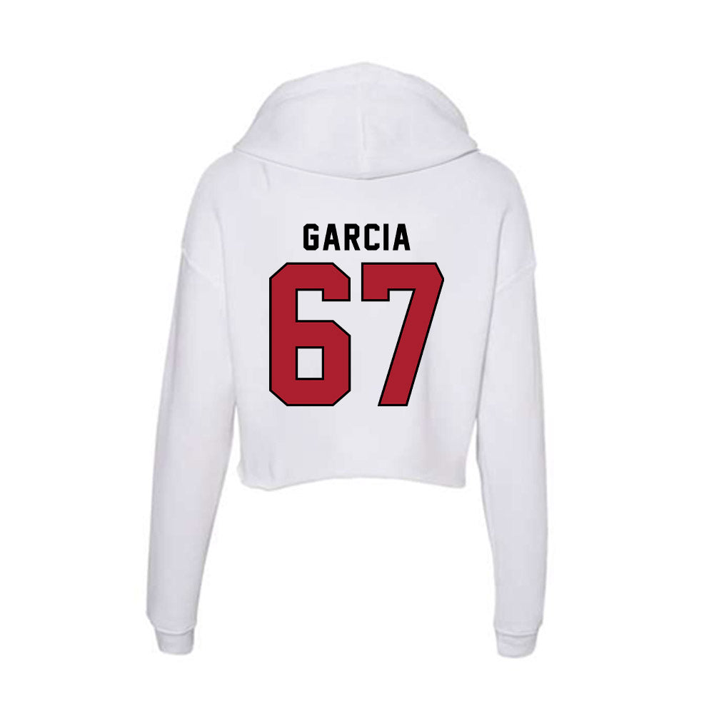 Nicholls State - NCAA Football : Marcus Garcia - Classic Shersey Women's Crop Fleece Hoodie-1