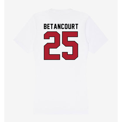 Nicholls State - NCAA Men's Basketball : Domanic Betancourt - Classic Shersey Women's V-Neck T-Shirt-1