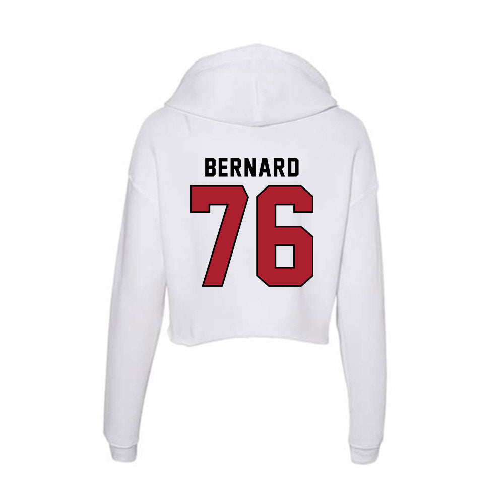 Nicholls State - NCAA Football : Ryan Bernard - Classic Shersey Women's Crop Fleece Hoodie-1