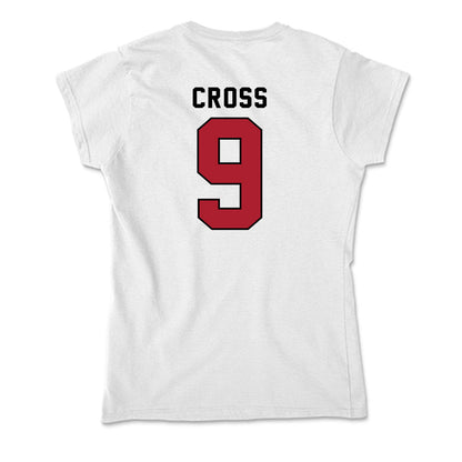 Nicholls State - NCAA Men's Basketball : Zaiden Cross - Classic Shersey Soft Style Women’s T-Shirt-1