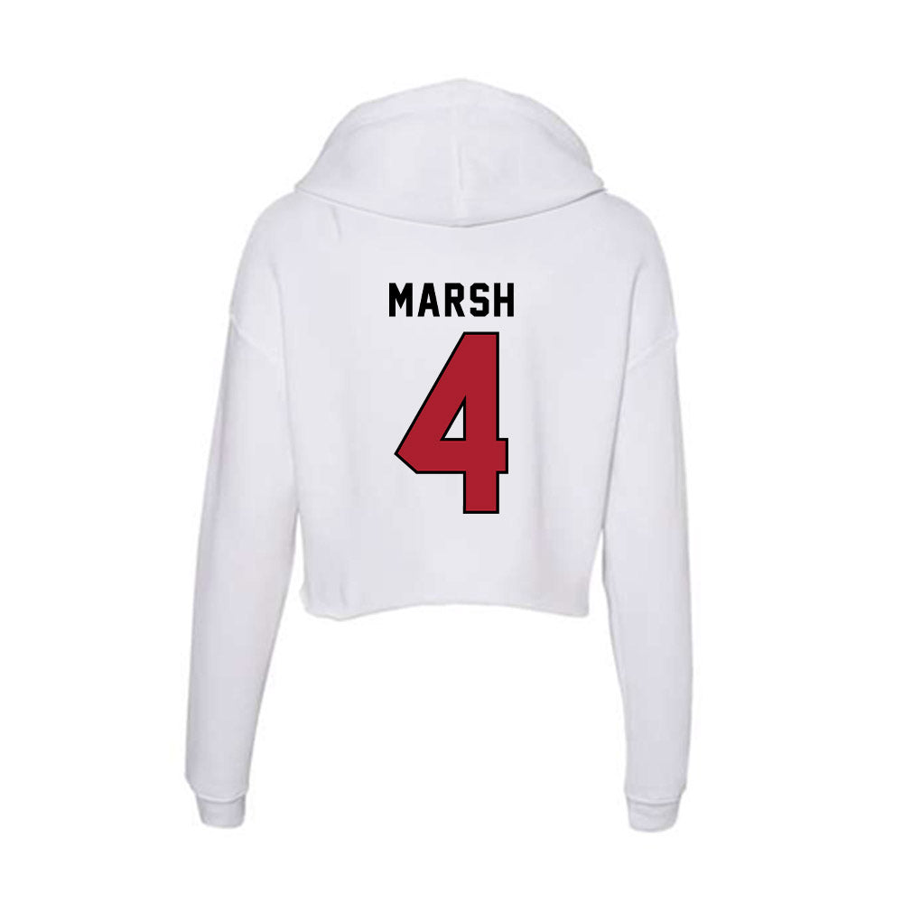 Nicholls State - NCAA Football : Ty Marsh - Classic Shersey Women's Crop Fleece Hoodie-1