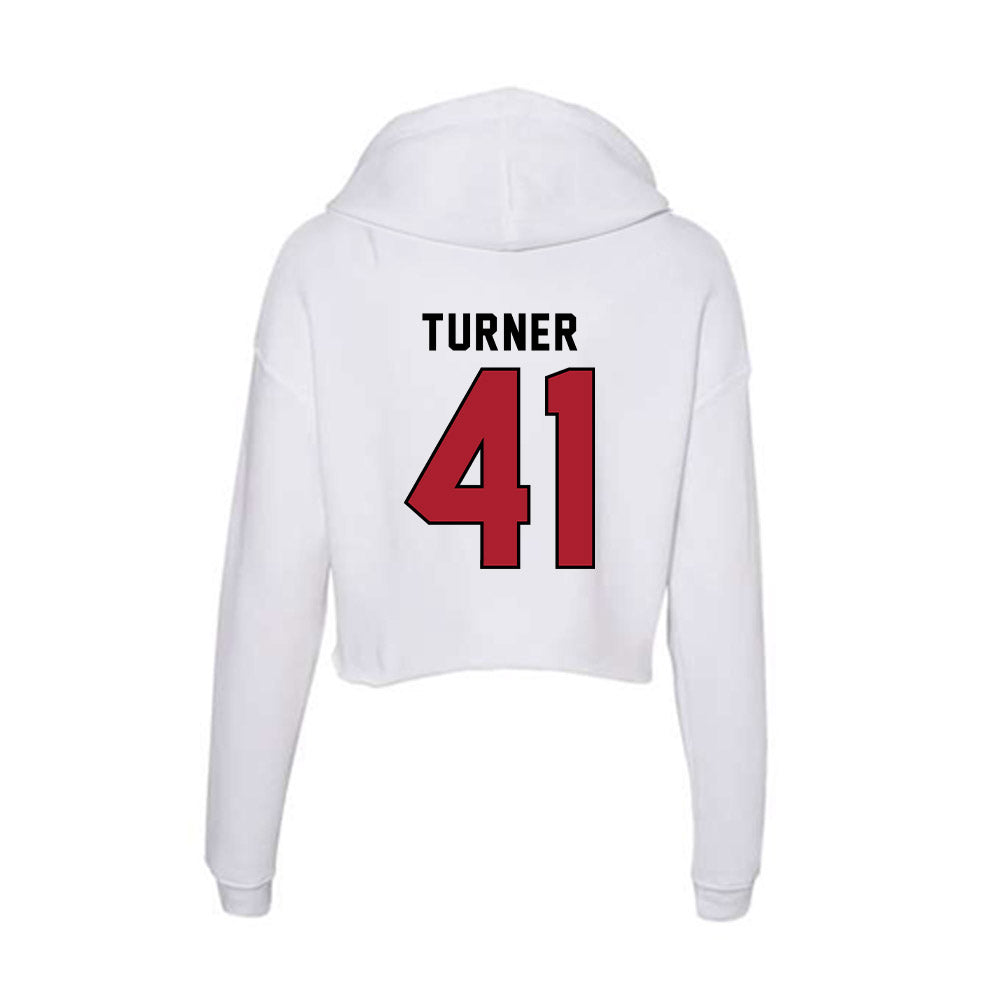  - NCAA Football : Reece Turner - Classic Shersey Women's Crop Fleece Hoodie-1