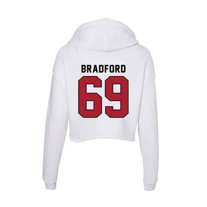 Nicholls State - NCAA Football : Joseph Bradford - Classic Shersey Women's Crop Fleece Hoodie-1