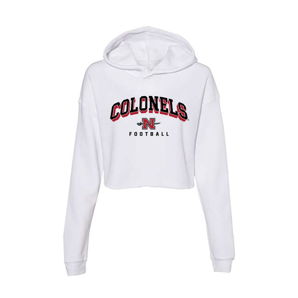 Nicholls State - NCAA Football : Tyler Morton - Classic Shersey Women's Crop Fleece Hoodie-0