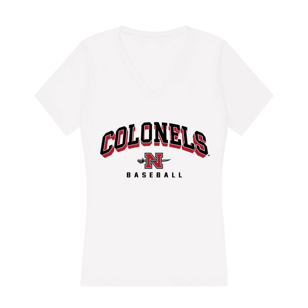 Nicholls State - NCAA Baseball : Cole Poirrier - Classic Shersey Women's V-Neck T-Shirt-0