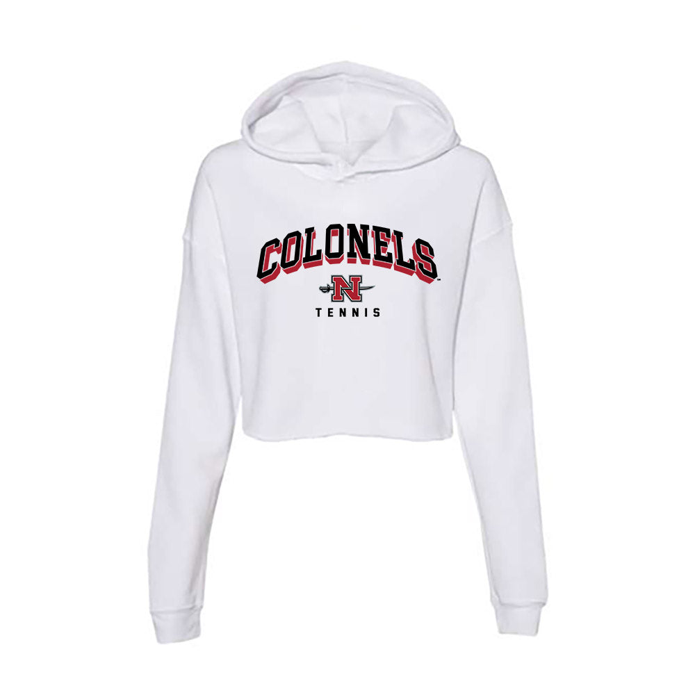 Nicholls State - NCAA Men's Tennis : Gerhard Venter - Classic Shersey Women's Crop Fleece Hoodie-0