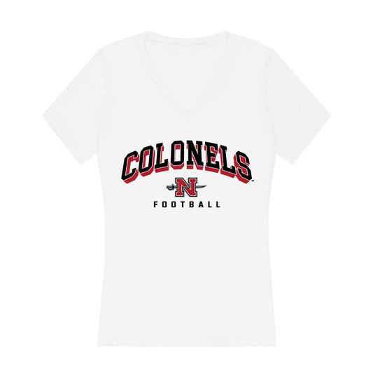 Nicholls State - NCAA Football : Jordan Smith - Classic Shersey Women's V-Neck T-Shirt-0