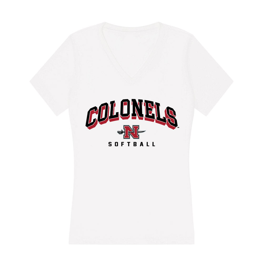 Nicholls State - NCAA Softball : Libby May - Classic Shersey Women's V-Neck T-Shirt-0