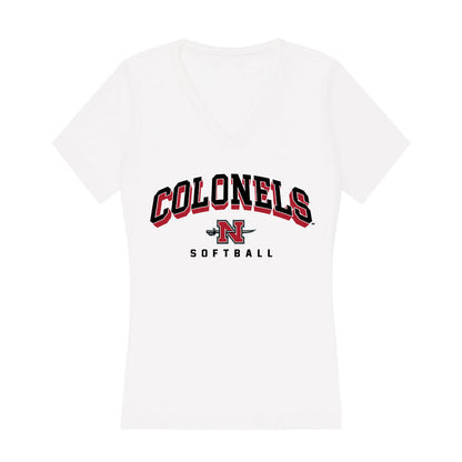 Nicholls State - NCAA Softball : Libby May - Classic Shersey Women's V-Neck T-Shirt-0