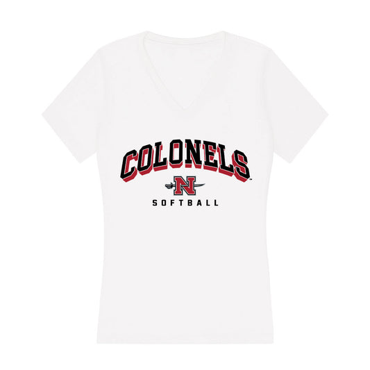 Nicholls State - NCAA Softball : Libby May - Classic Shersey Women's V-Neck T-Shirt-0